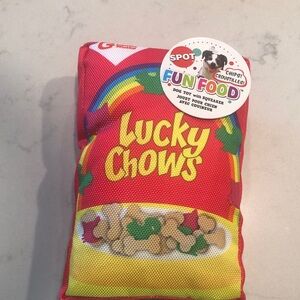 Lucky Chows Dog Toy with Squeaker